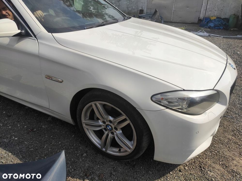 BMW 5 F10 2.0D MANUAL PRZÓD M-PAKIET A300 ALPINWEISS ŁADNY STAN W KOLOR - 3