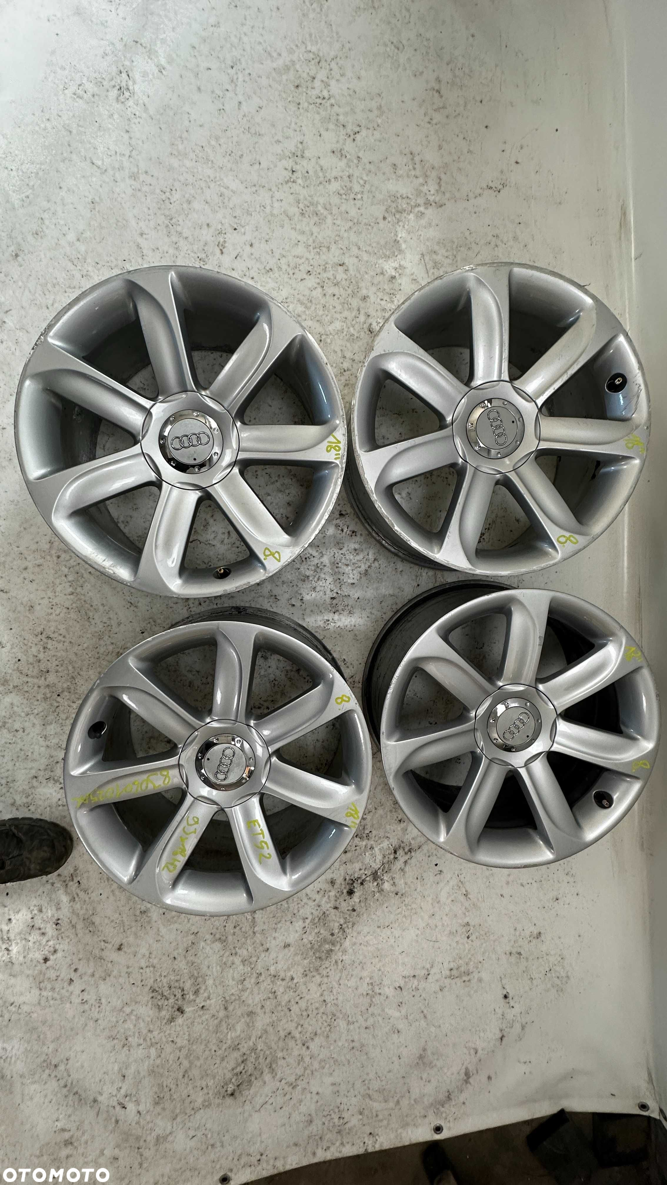 Felgi aluminiowe Audi tt 18cali 9jx18 et52 Oryginał 5x112 felga alus - 2
