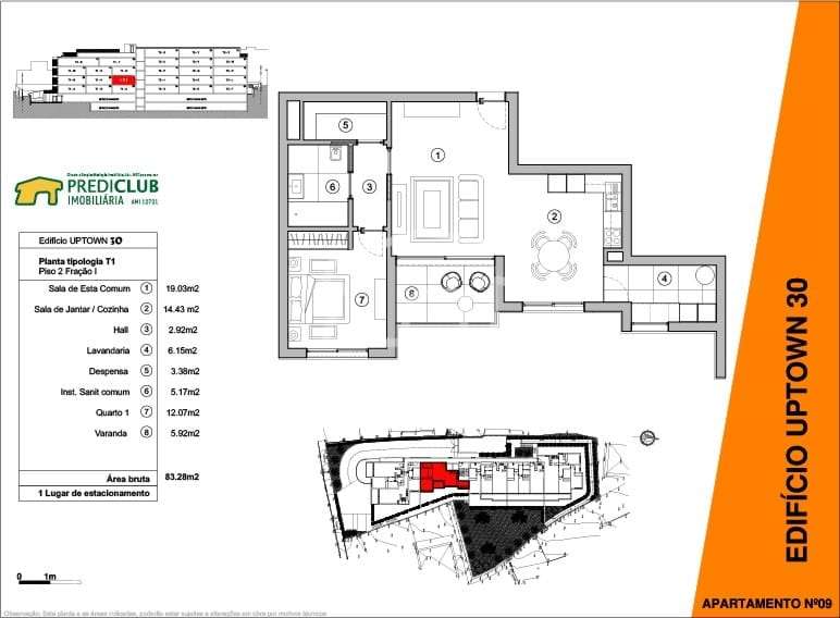 Apartamento T1 Edifício "UPTOWN 30" - Machico - Grande imagem: 2/15