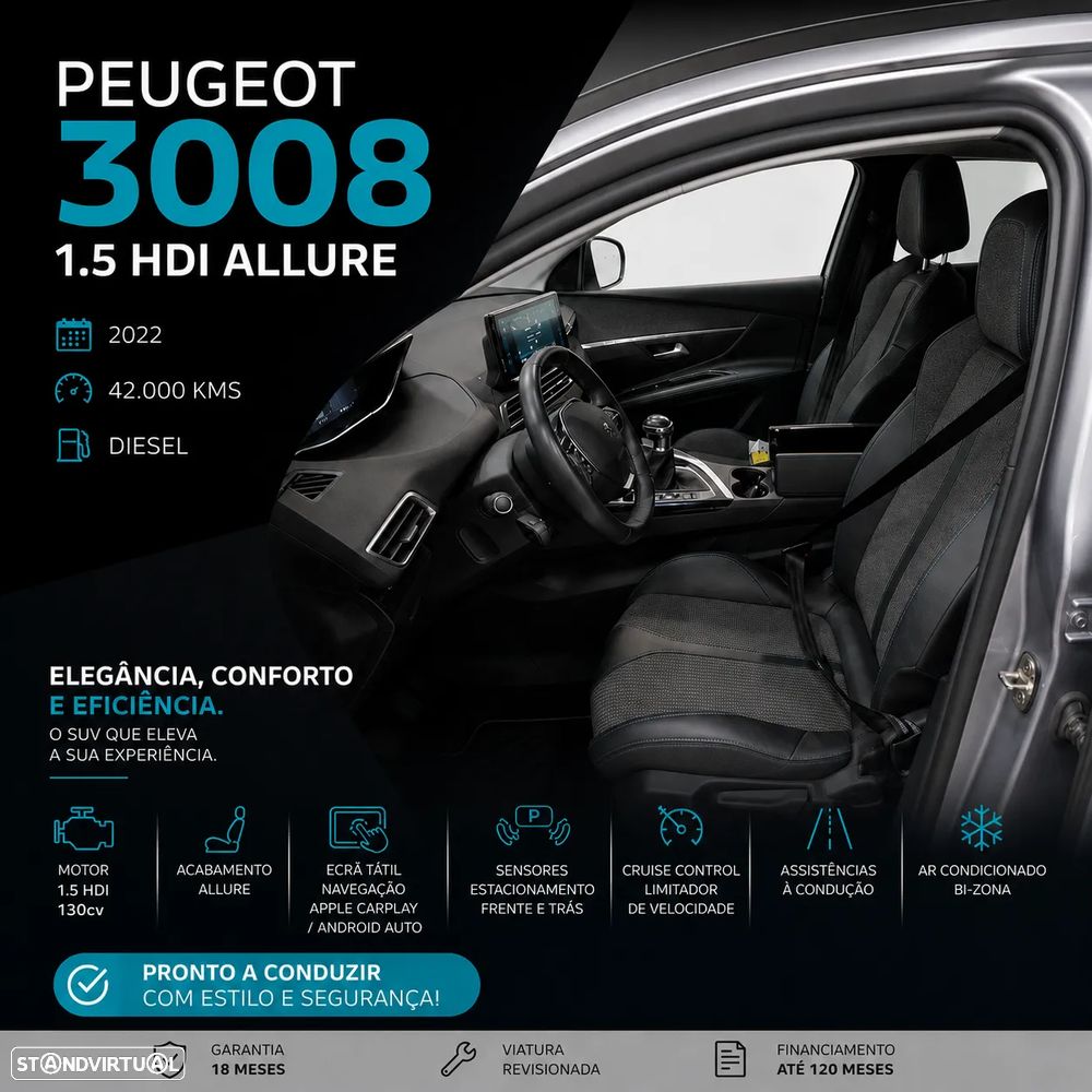 Peugeot 3008 1.5 BlueHDi Allure - 2