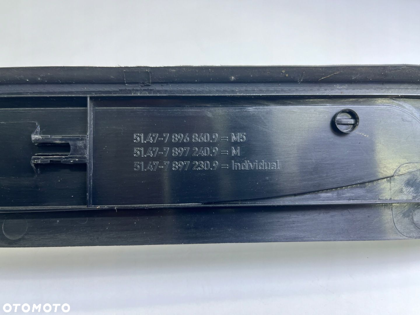 NAKŁADKI LISTWY PROGOWE WEWNĘTRZNE BMW E60 E61 M-PAKIET - 13