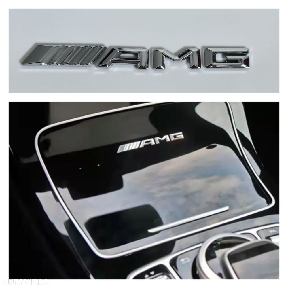 Emblema-Sigla-Logo-AMG-Consola-Mercedes-C-E-S-Class-CLS-GLE-CLA-4Matic - 3