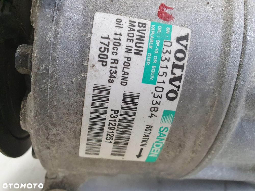 SPRĘŻARKA KLIMATYZACJI Volvo S60 II 1.6 D2 _ P31291251 - 7