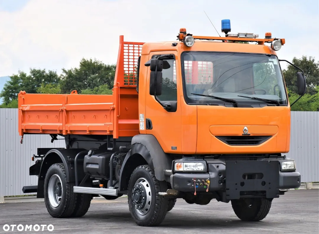 Renault MIDLUM 220 * WYWROTKA 3,80m *4x4 - 3