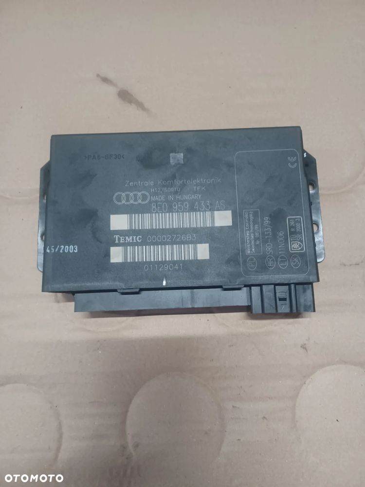 MODUŁ KOMFORTU AUDI A4 B6 B7 8E0959433AS - 1