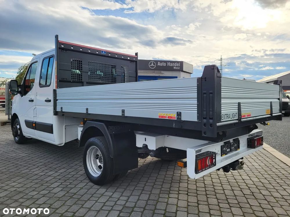 Renault MASTER -DOKA 6 OSÓB- WYWROTKA - 15 tys km-BLIŻNIAK-HAK 3500 kg NOWY - 24