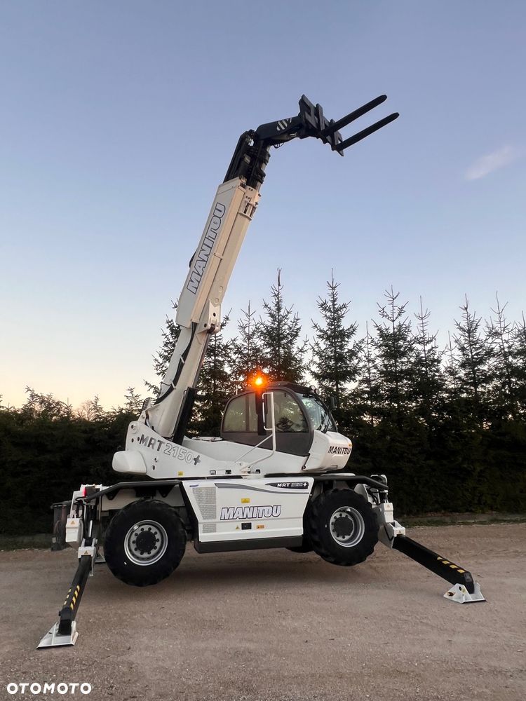 Manitou 2150 Mrt MANITOU ŁADOWARKA TELESKOPOWA Roto  widły kosz PILOT do sterowania  2016/17 1840 2540 2550 kolor od nowości biały Mercedes silnik - 7