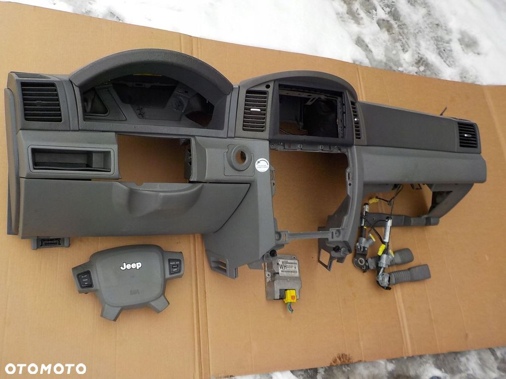konsola airbag pasy komplet jeep grand cherokee III WH WK 2007r - 1