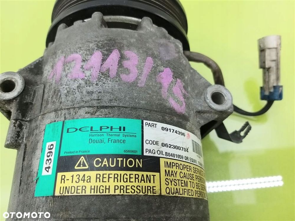 Sprężarka klimatyzacji Opel Astra  II G 1998-2009 1.8 16V 115KM 09174396 - 2