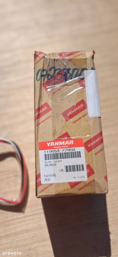 Cewka gaszenia Yanmar 12V 119653-77950 3TNV88 4TNV98 gaszak solenoid - 2