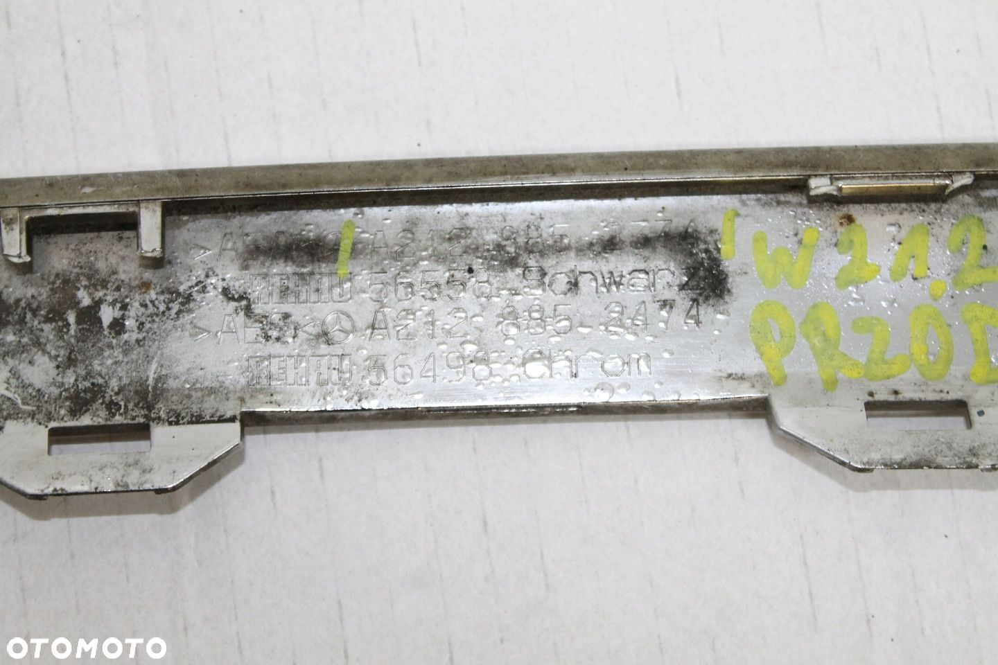 MERCEDES W212 LIFT LISTWA ZDERZAKA PRZEDNIEGO PRZÓD CHROM A2128852474 - 13