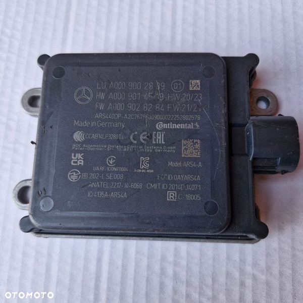 RADAR A0009002839 DISTRONIC MERCEDES W118 W177 W213 W222 W205 Czujnik