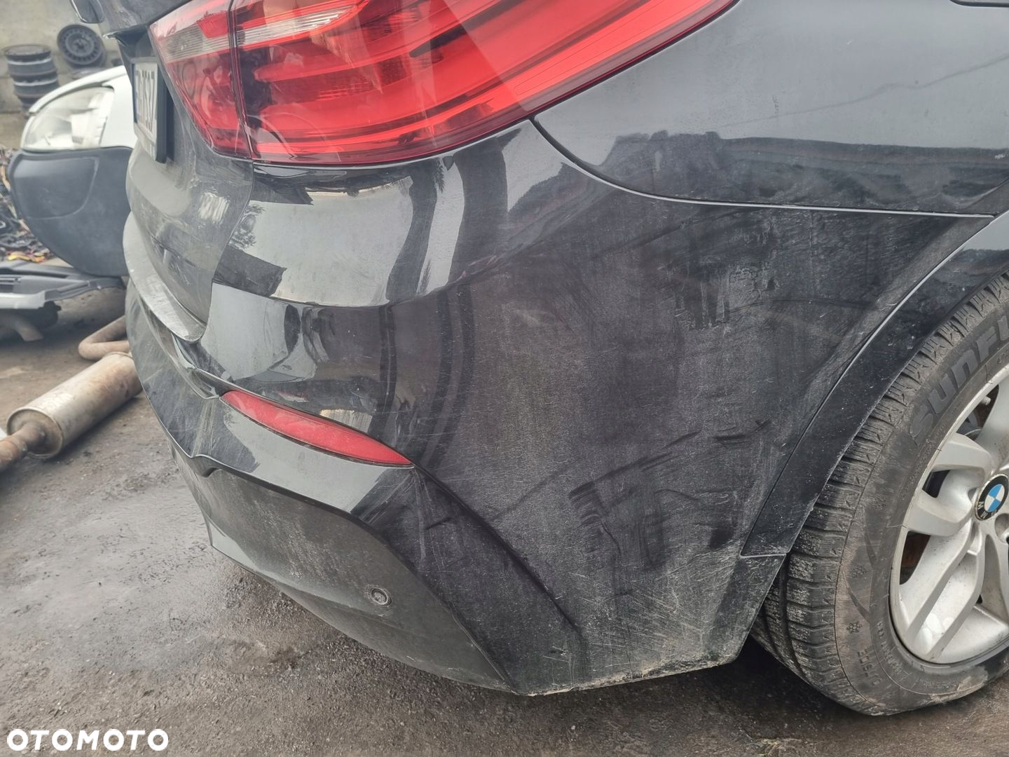 BMW X4 F26 M-PAKIET 14- ZDERZAK TYŁ KOMPLETNY PDC * - 2