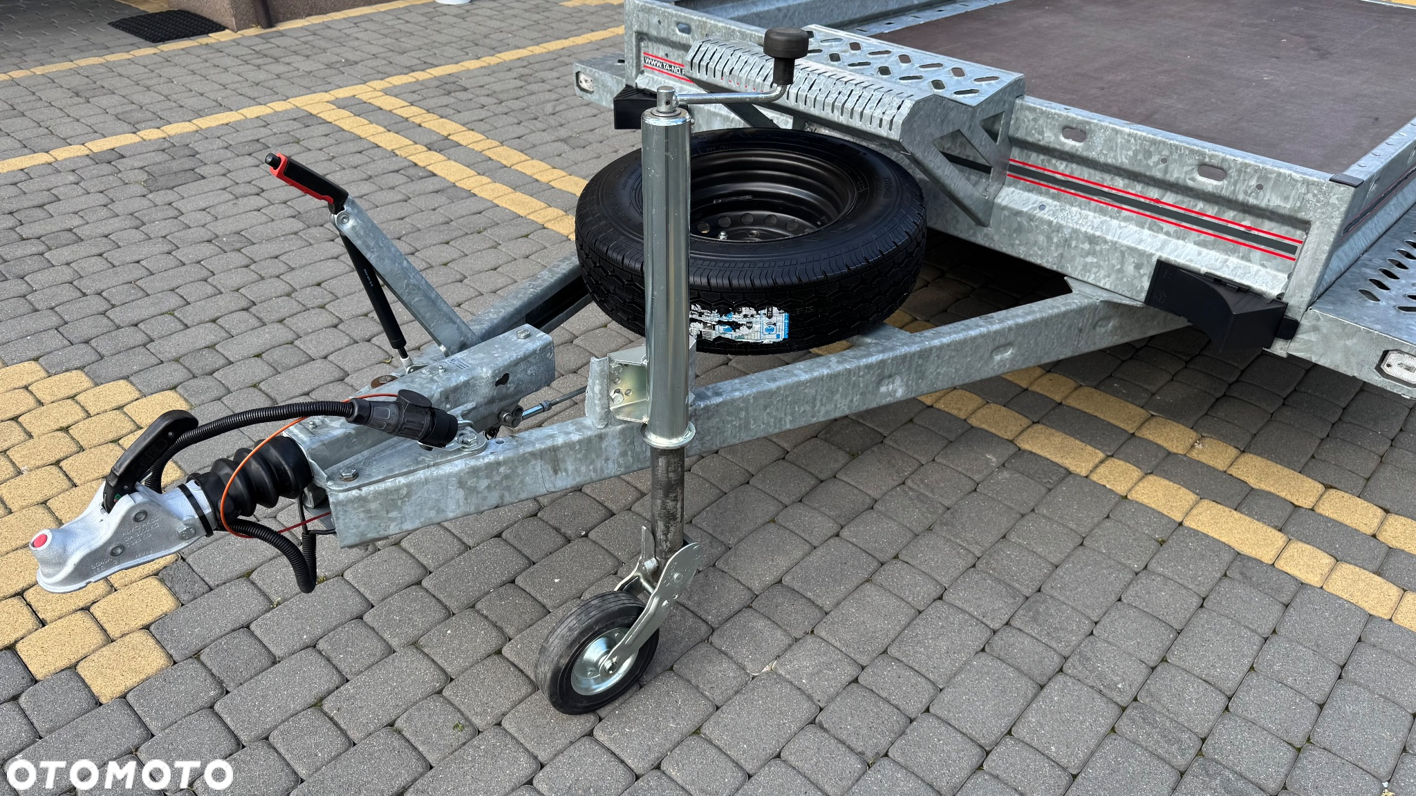 TA-NO T4A / NOWA / laweta / przyczepa pod minikoparkę / DMC 2700 KG / rok 2020 / dwuosiowa / - 4