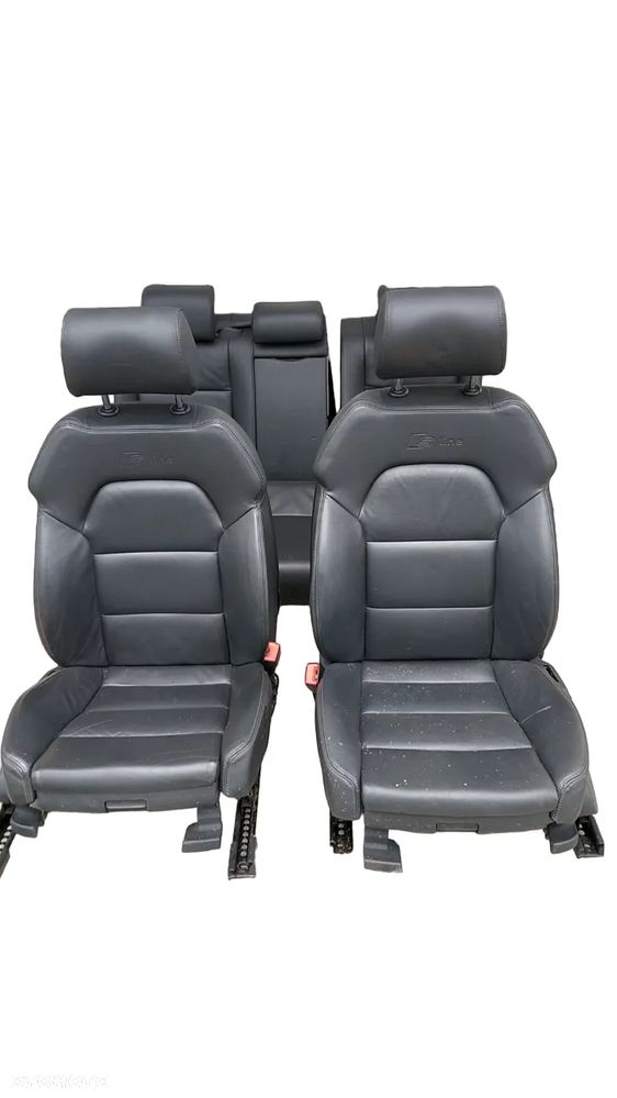 Fotele Kanapa Skóra Komplet Audi A6 C6 Lift Kombi / Avant S-Line (2004 – 2011) - Gwarancja Wysyłka - 4