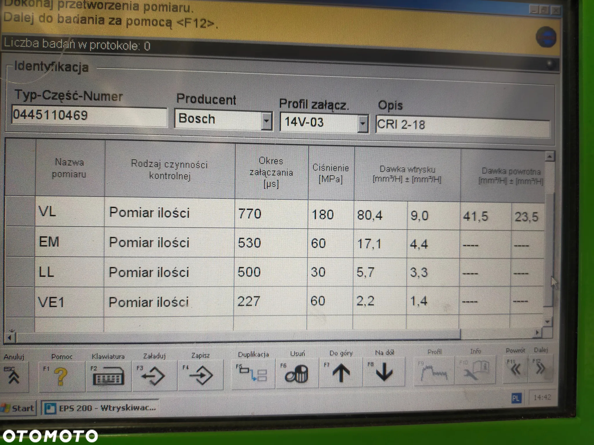 Eps 200 oryginalny nie przerabiany Eps 205 test benzynowych wtrysków - 14