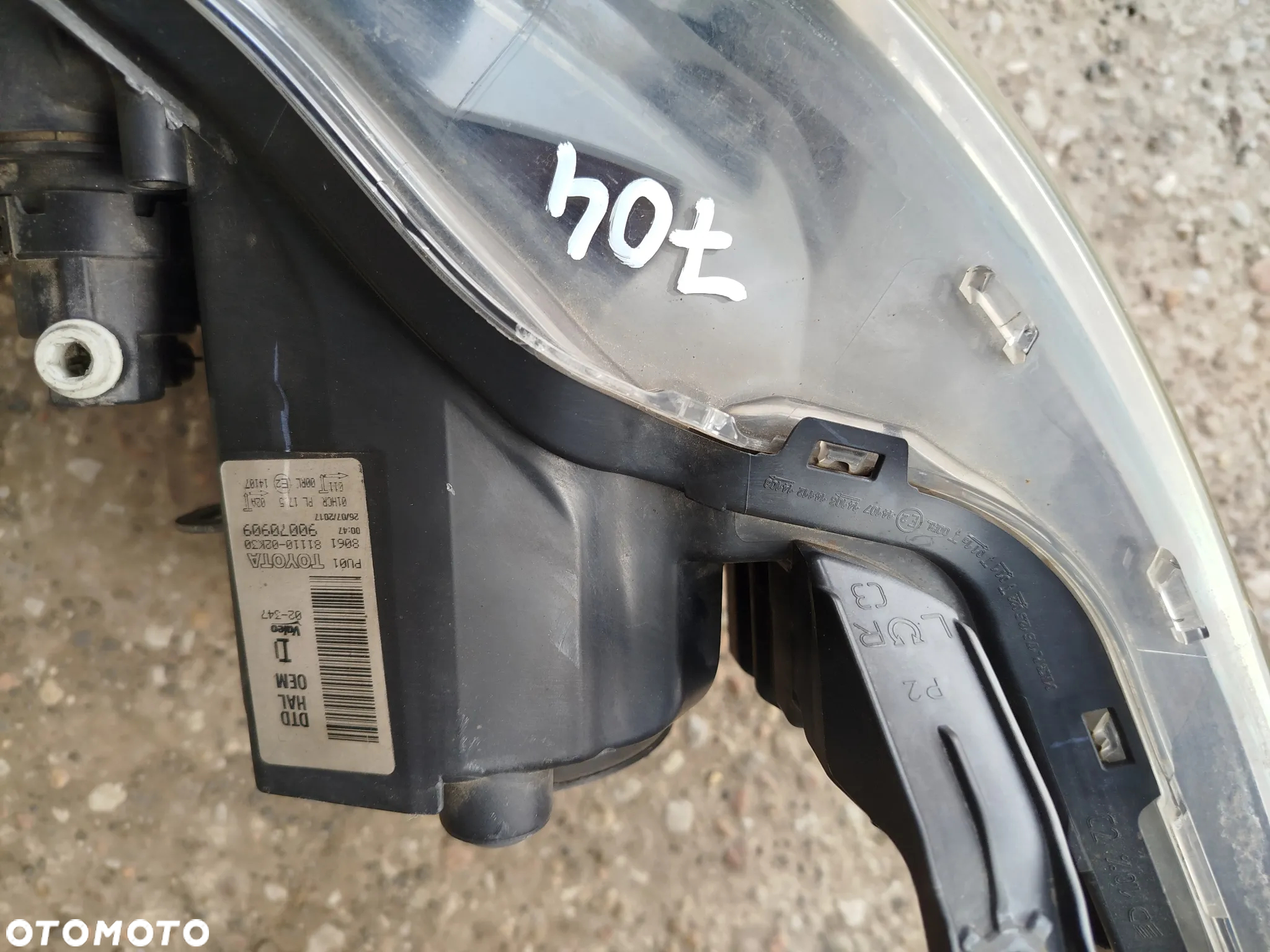 Toyota Auris II soczewka LED lampa prawa prawy przód - 3