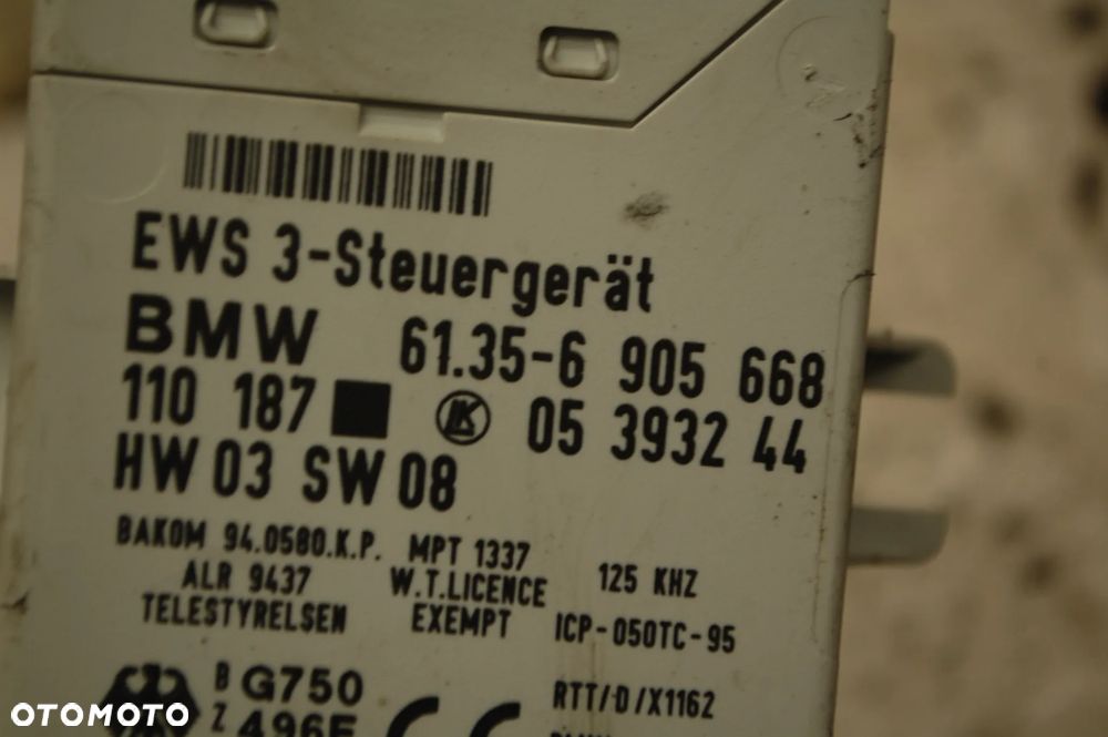 MODUŁ IMMOBILIZERA 61356905668 BMW E46 2.0D - 3