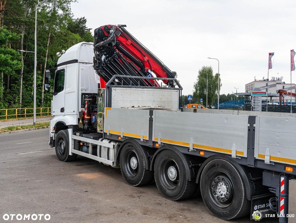 Mercedes-Benz AROCS 3253 8x4 HMF 5020 Fly Jib HDS Żuraw Crane Kran - 29