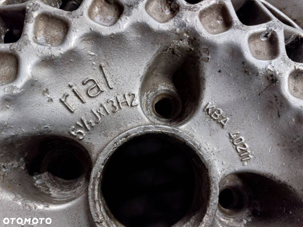 FELGA ALUMINIOWA 4x100 5,5Jx13 ET38 FI56,6 OPEL RIAL KBA40211 - 3
