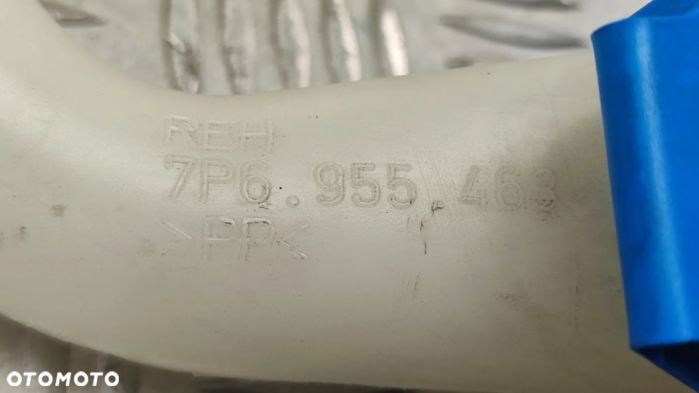 VW TOUAREG 7P 10-18R RURA WLEWOWA ZBIORNICZKA SPRYSKIWACZA SZYBY PRZOD 7P6955463 - 4