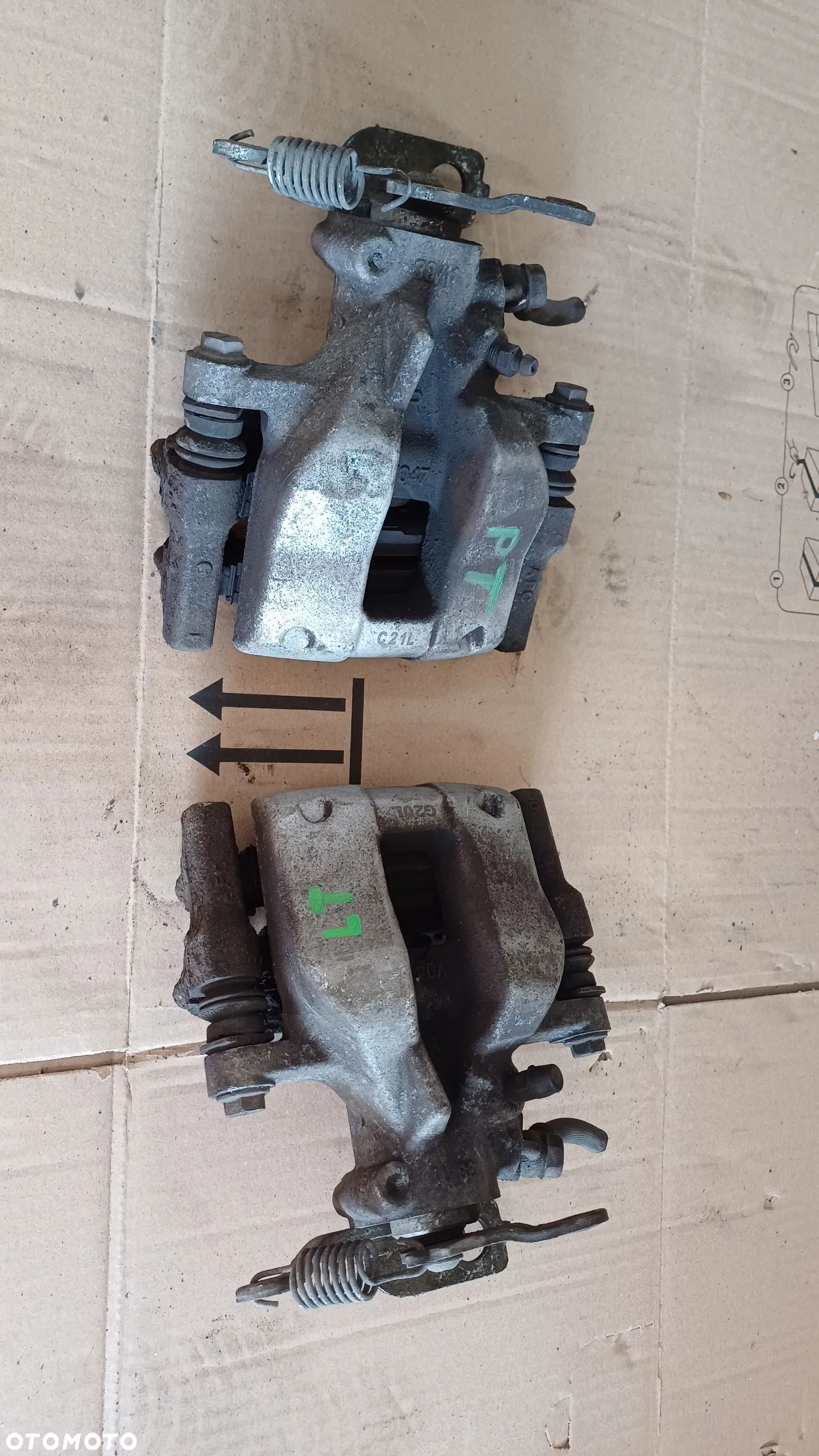 Toyota Avensis T27 lift zacisk tylny tył lewy prawy - 1