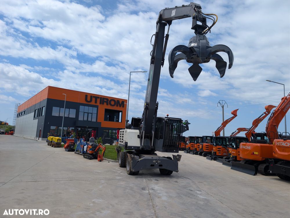 Fuchs TEREX FUCHS, GRAIFER, 2023, 3.944h, brate LUNGI la 12m, cabina liftabila, cale fata si spate, motor Deutz 154CP, produs in Germania, camera spate, Masa operationala 25,7t, Aer cond, anv pline, posibilitate leasing 4 ani-PROMOTIE 179.900 EUR+Tva - 3