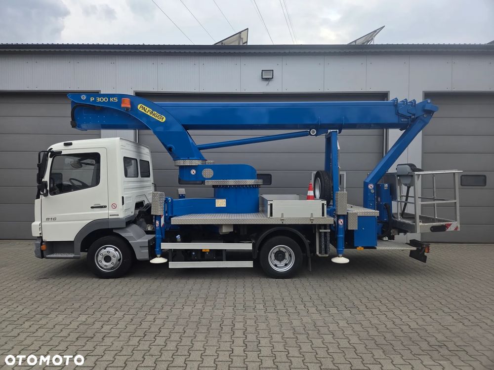 Mercedes-Benz Atego 816 - 30 m PALFINGER P 300 KS Podnośnik koszowy ZWYŻKA WUMAG WT 300 Ruthmann - 2