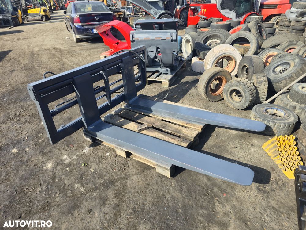 Accesorii stivuitoare ( clamp baloti , pozitionator hidraulic,  rotator , lame extensibile hidraulic) - 4