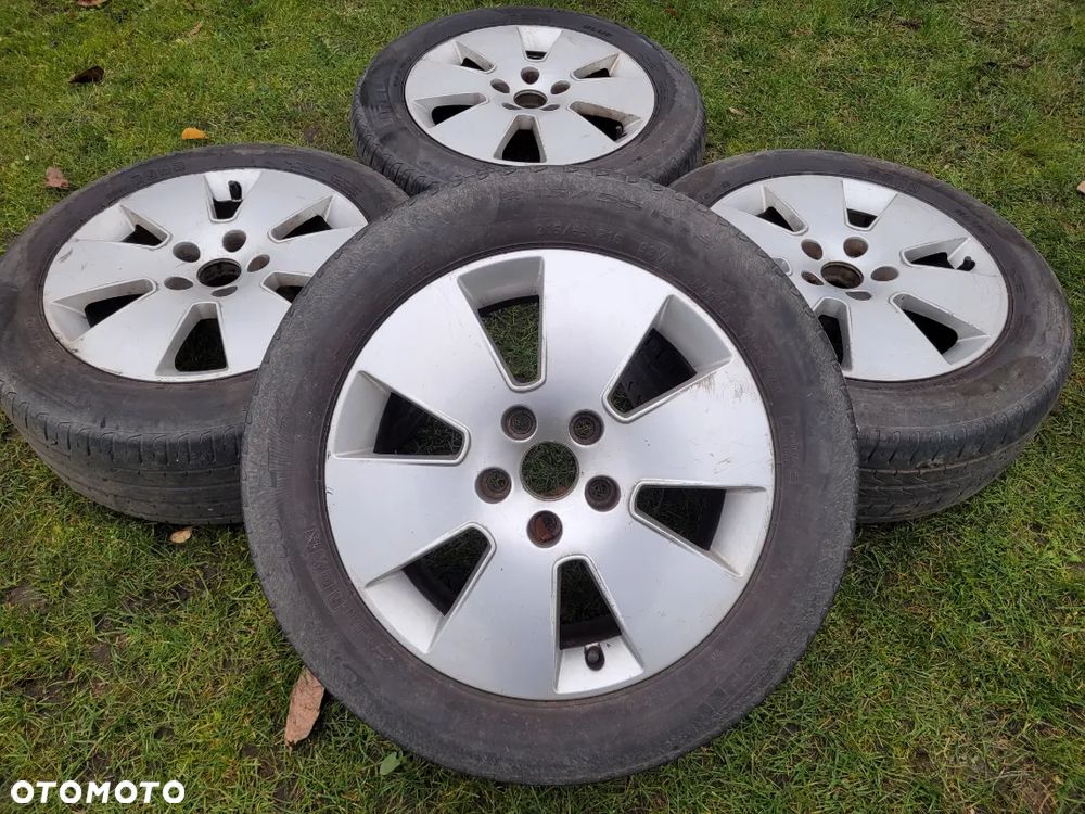 Koła 215/55/16 felgi aluminiowe 5x112 7,6x16 et45 Audi A6 C6 VW - 1