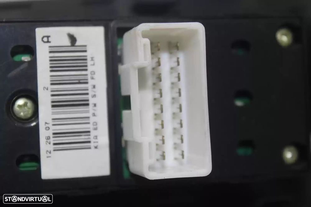 COMANDO ELEVADOR DE VIDRO FRONTAL ESQUERDO KIA CEED SW 2009 -823511H020 - 4