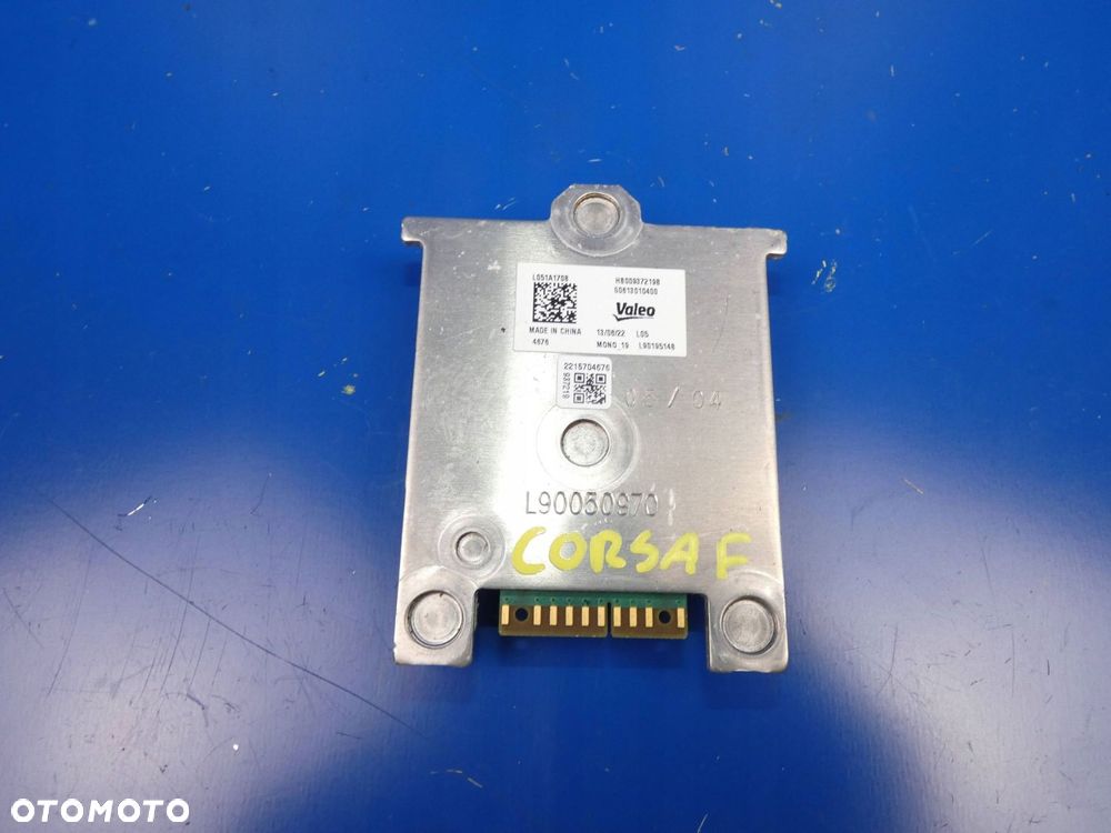 Opel Corsa F MODUŁ PRZETWORNICA LAMPY PRZÓD LED - 2