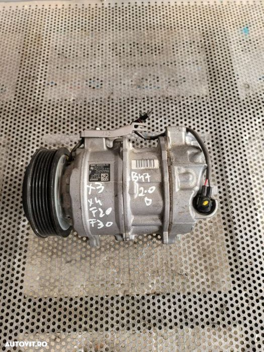 Compresor Clima Ac Bmw X3 X4 F25 F26 F10 F11 F30 F31 F32 F36 F34 F20 F21 2.0 D Motor B47 Cod - 2