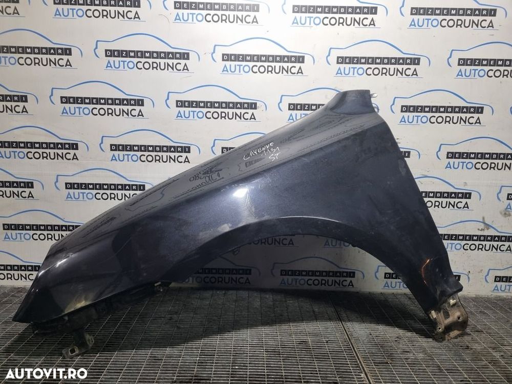 Aripa Stanga Fata Porsche Cayenne 2002 - 2006 4 Usi NEGRU Z4 / C9Z (1131) - 1