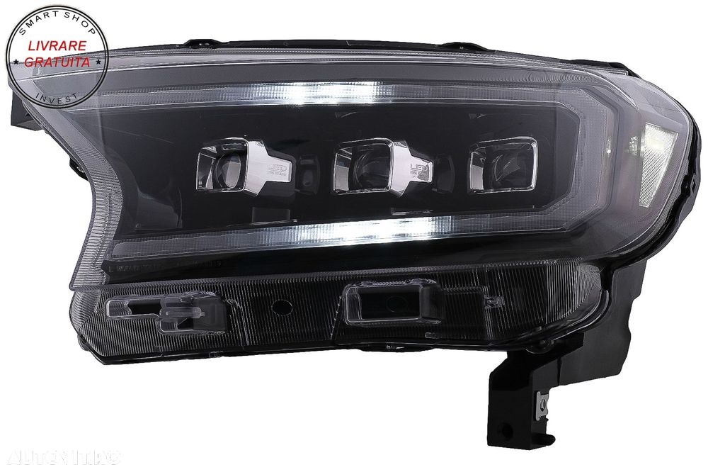 Faruri LED Light Bar Dynamic Start-up Display Ford Ranger Raptor (2015-2020) LHD N- livrare gratuita - 4