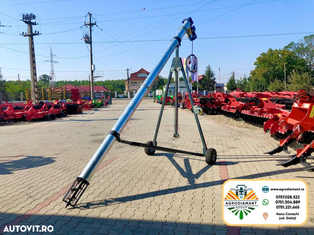 Altul Snec transportor cereale FI 110 / 140 / 160mm cu carucior - 2