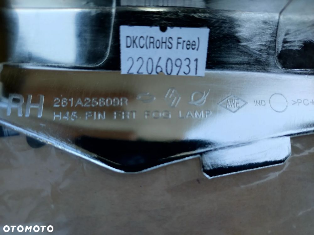RENAULT KOLEOS I LIFT 11-16 - LISTWA CHROM 261A25609R 261A31626R  LEWA W ZDERZAK PRZÓD NOWA ORYGINAŁ!! - 5