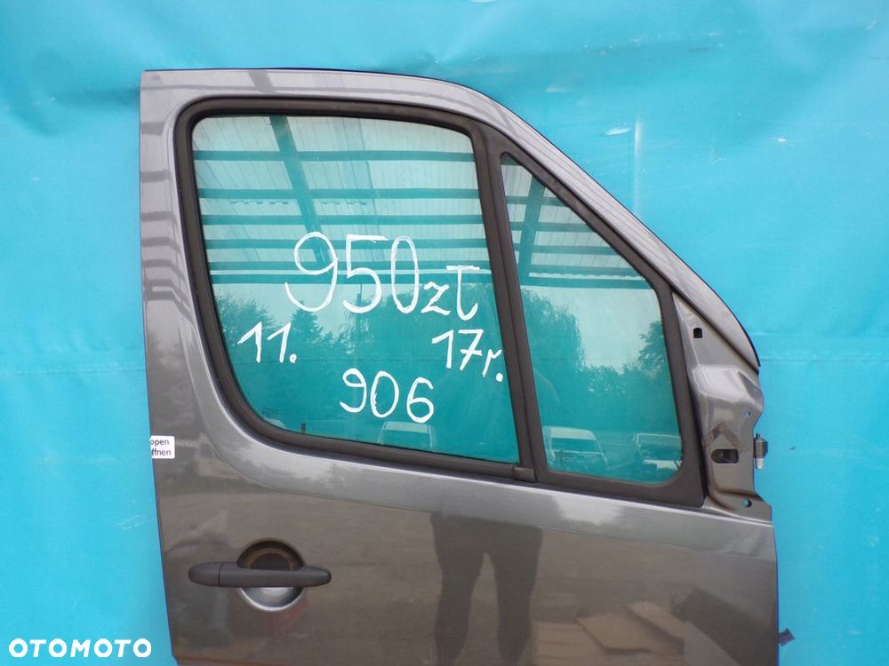 SPRINTER 906 CRAFTER 06- drzwi przednie przód PRAWE SZARY metalik NOWE 2017 - 4