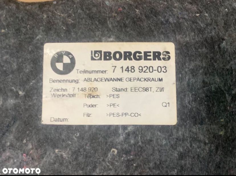 7148920 tapicerka schowek bagażnika bmw 3 e90 e91 e92 x6 e71 - 3