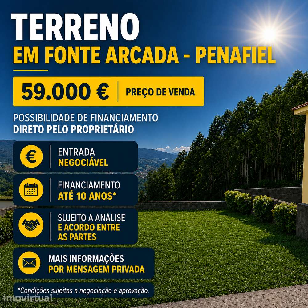 Terreno Urbano para Construção – Fonte de Arcada | Penafiel