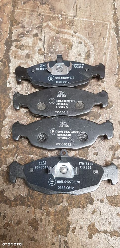 Oryginalne Klocki Hamulcowe GM 90485140 / 1605881 Opel Astra Corsa Vectra - 3