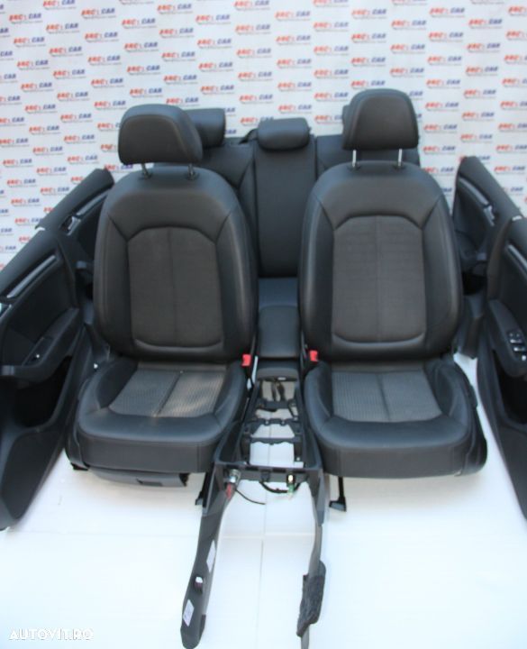 Interior de piele si material negru Audi A3 8V SPORTBACK Model 2015 !!! NU ESTE DE ANGLIA !!! - 1
