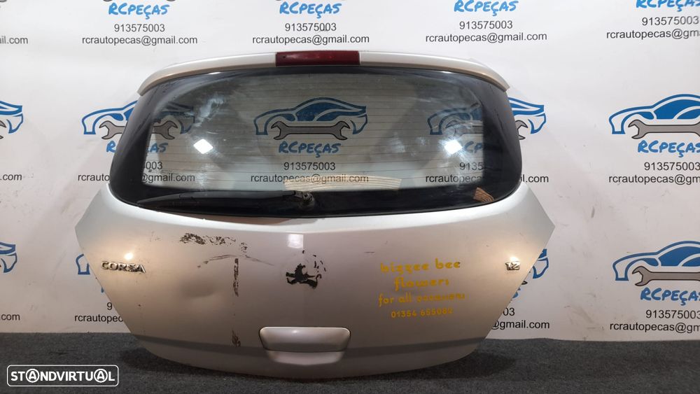 PORTA TAMPA MALA OPEL CORSA D S07 3 PORTAS 93191543 FECHO PUXADOR MOTOR VIDRO 3º STOP - 3