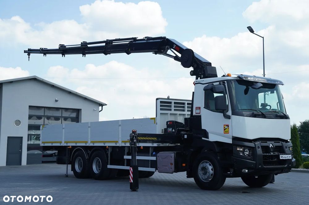 Renault C 380 / 6x4 / SKRZYNIOWY 6,8 m / + HDS HIAB 244 EP-5 /  WYSÓW: 15 M / MAX 8 400 KG /  MANUAL / EURO 6 - 7