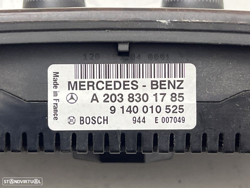 Modulo comando AC e Sofagem  Usado MERCEDES-BENZ C-CLASS (W203) A2038301785 - 4