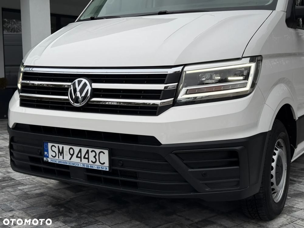 Volkswagen Crafter Brygadowy 7 osób / L4H2 / Oryginalna zabudowa VW / 2.0 TDI 140km / EURO6 / Najbogatsza wersja / FULL LED / Automatyczna skrzynia biegów / FV 23% - 14