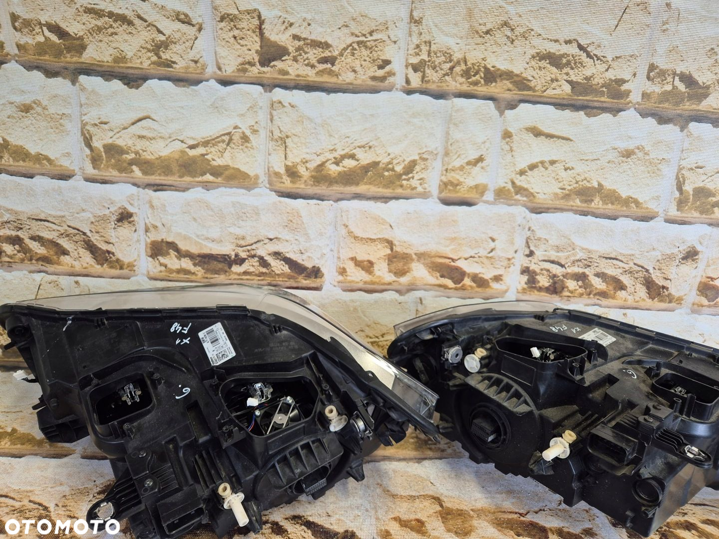 bmw x1 f48 full led lewa /prawa lampa europejska na wentylator - 12