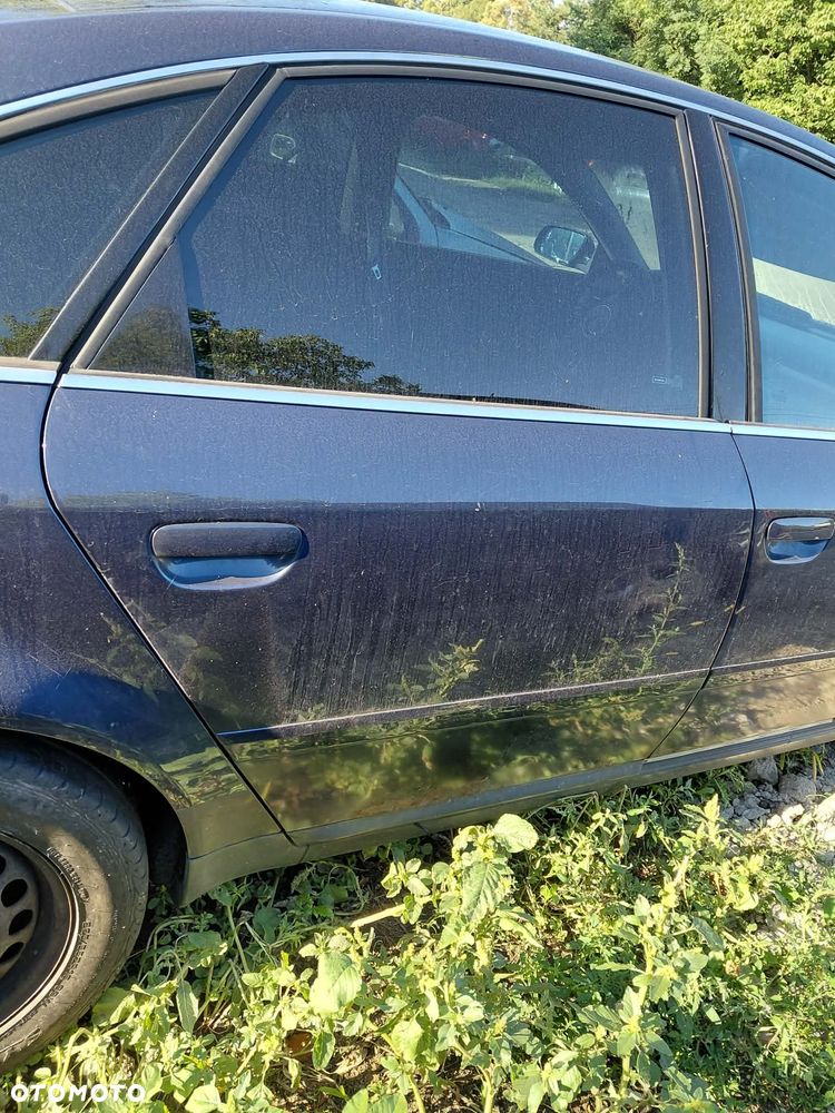 części DRZWI PRZÓD TYŁ prawe lewe Audi A6 C5 sedan 1.9 tdi 2003r. LY5X lusterko szyba mechanizm szyby