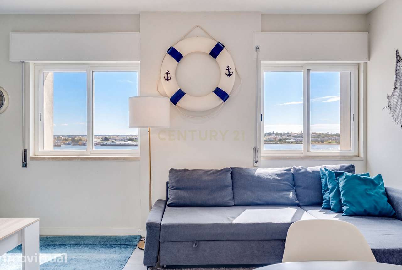 Apartamento T1 com Vista Rio Deslumbrante | AL | Terraço Comum | Estac - Grande imagem: 2/31