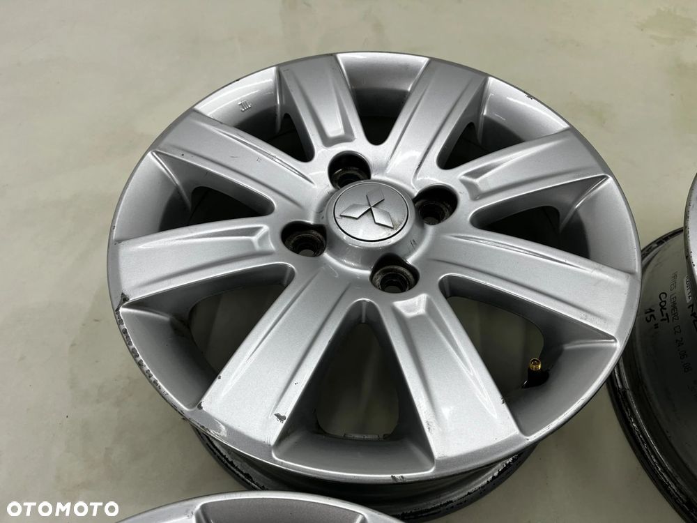Felgi aluminiowe Mitsubishi Colt VI 6 Z30 04-12r. r15 cali 6jx15 ET46 4x114,3 CH67 felgi oryginalne - 3